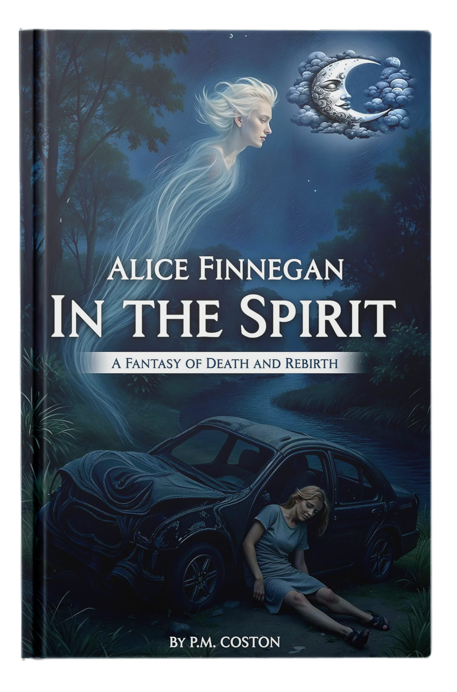Glossy-Book-Cover-Mockup Alice Finnegan In The Spirit - Image 1